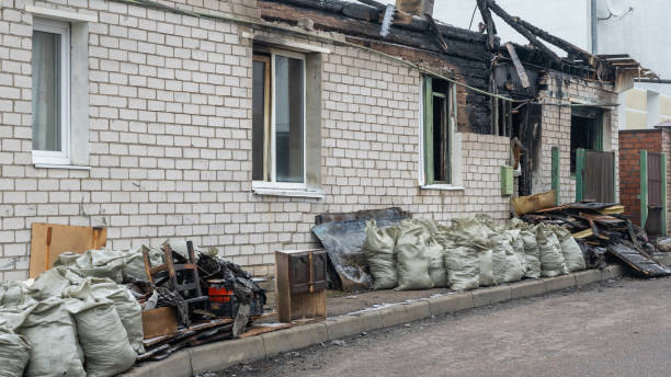 Professional Fire Damage Removal technician working in Fort Washington, PA
